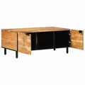vidaXL Stolik kawowy brązowy 100 x 54 x 40 cm Lite Drewno Akacji