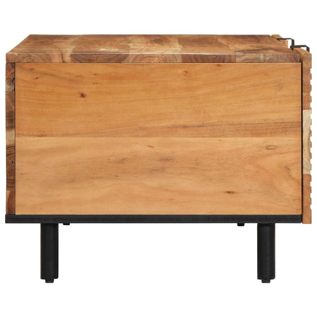 vidaXL Stolik kawowy brązowy 100 x 54 x 40 cm Lite Drewno Akacji