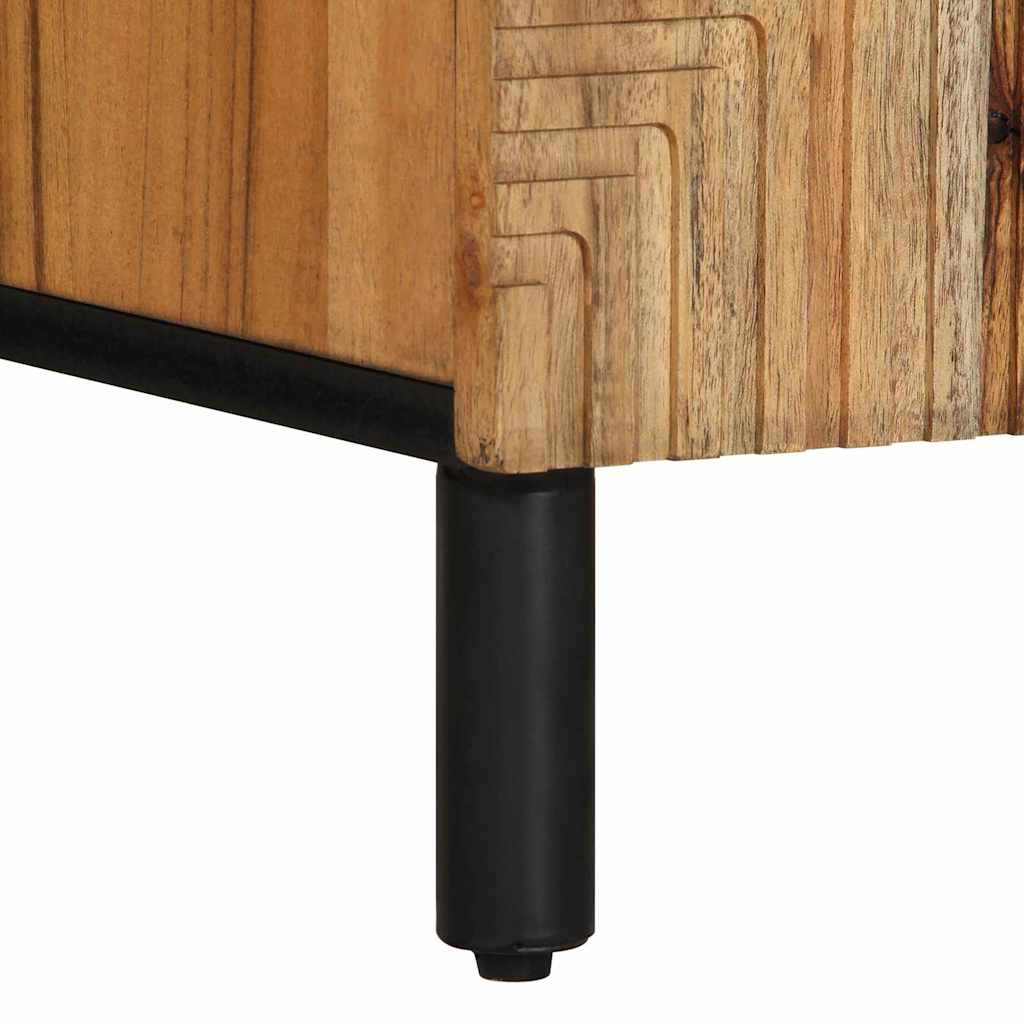 vidaXL Szafka pod telewizor brązowy 105 x 33 x 46 cm Drewno z mango