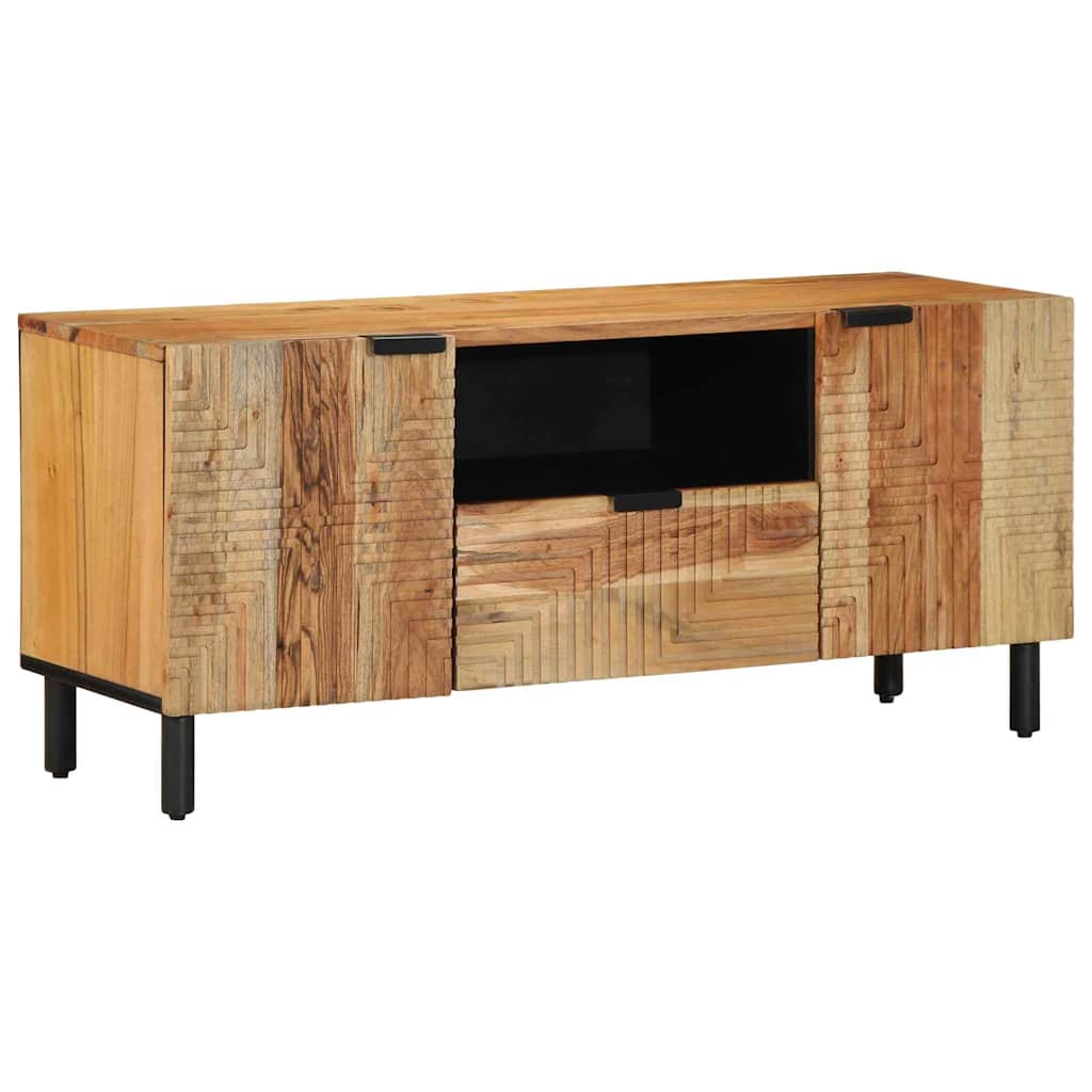 vidaXL Szafka pod telewizor brązowy 105 x 33 x 46 cm Drewno z mango
