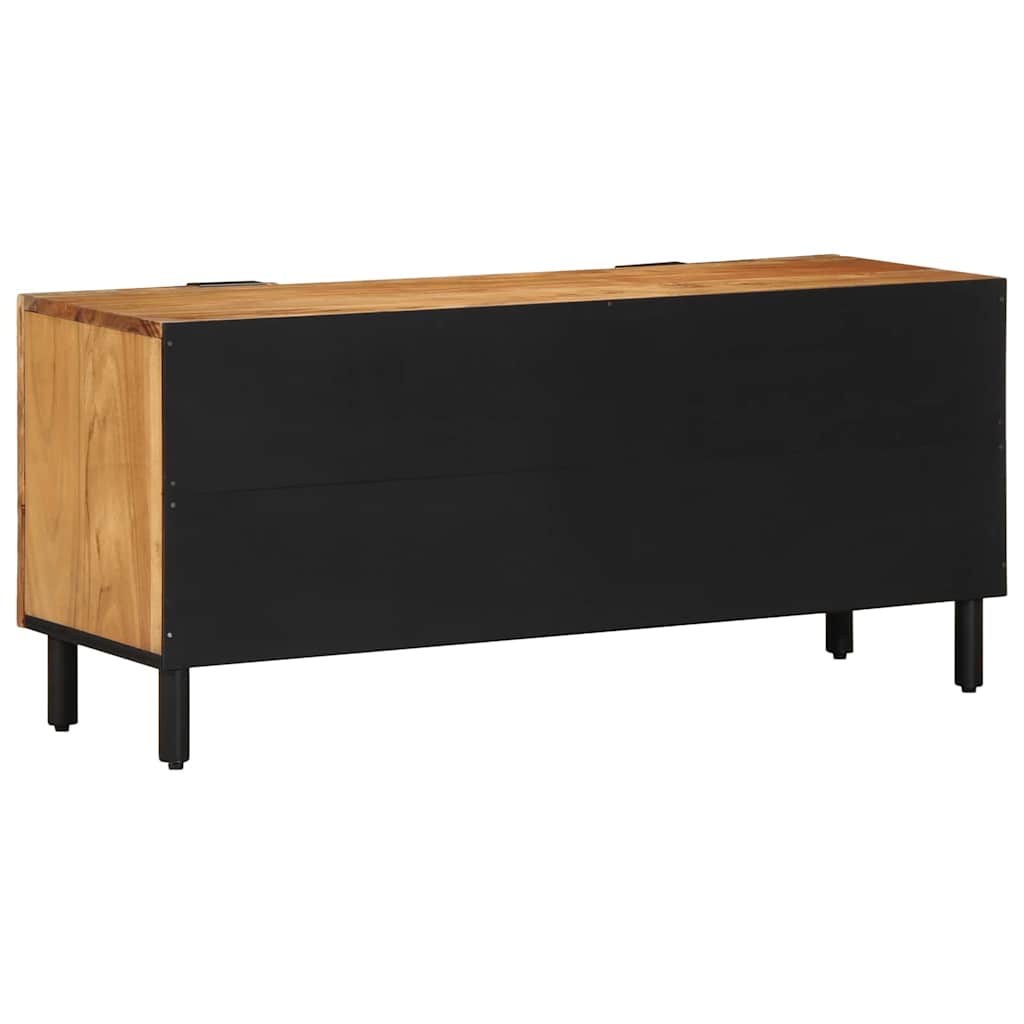 vidaXL Szafka pod telewizor brązowy 105 x 33 x 46 cm Drewno z mango