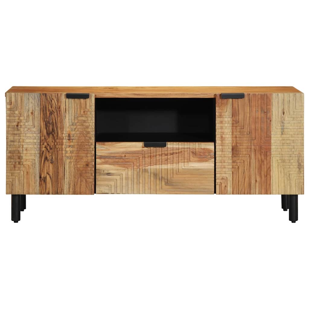 vidaXL Szafka pod telewizor brązowy 105 x 33 x 46 cm Drewno z mango