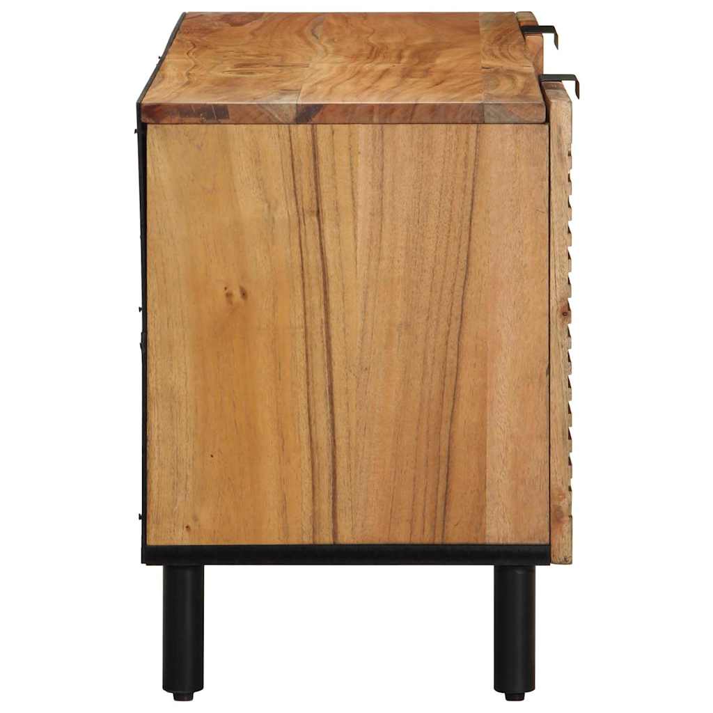 vidaXL Szafka pod telewizor brązowy 105 x 33 x 46 cm Drewno z mango
