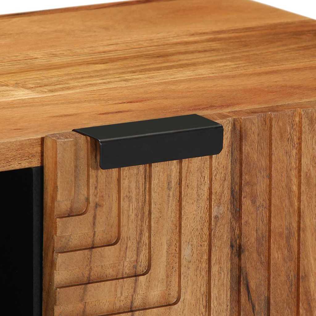 vidaXL Szafka pod telewizor brązowy 80 x 33 x 46 cm Drewno z mango