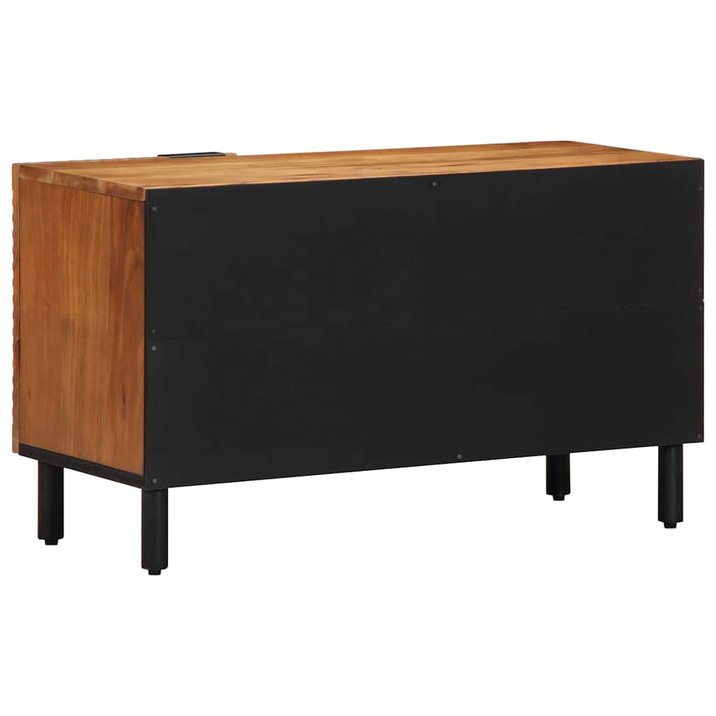 vidaXL Szafka pod telewizor brązowy 80 x 33 x 46 cm Drewno z mango