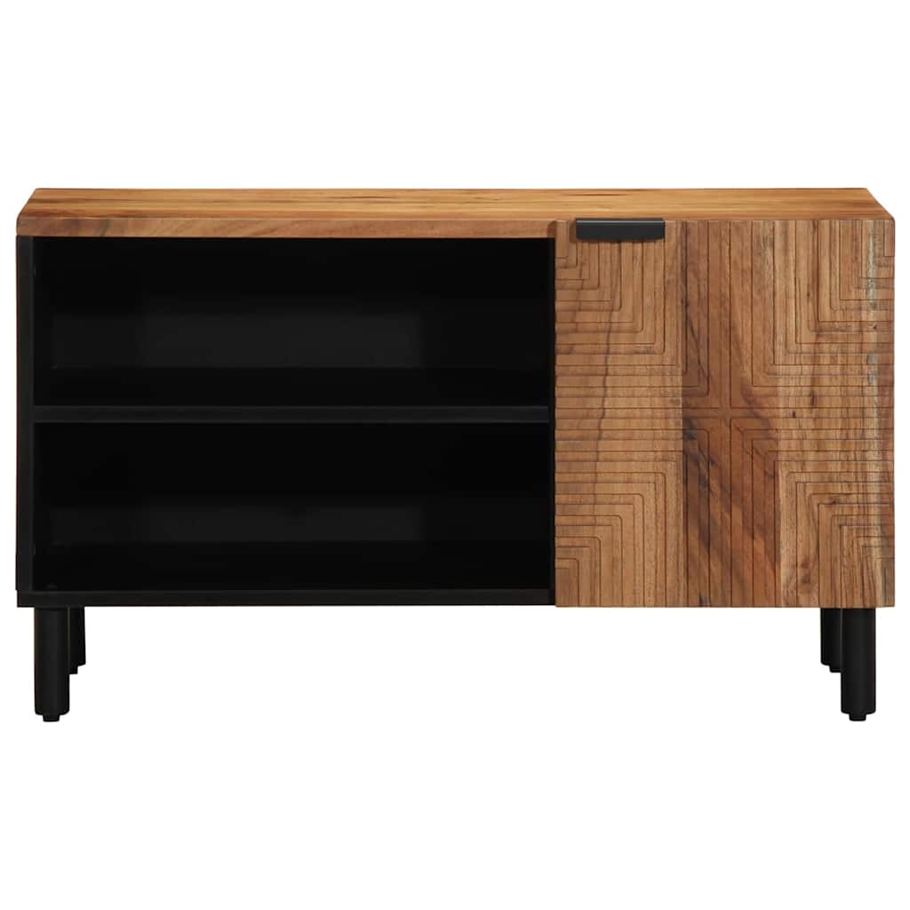 vidaXL Szafka pod telewizor brązowy 80 x 33 x 46 cm Drewno z mango