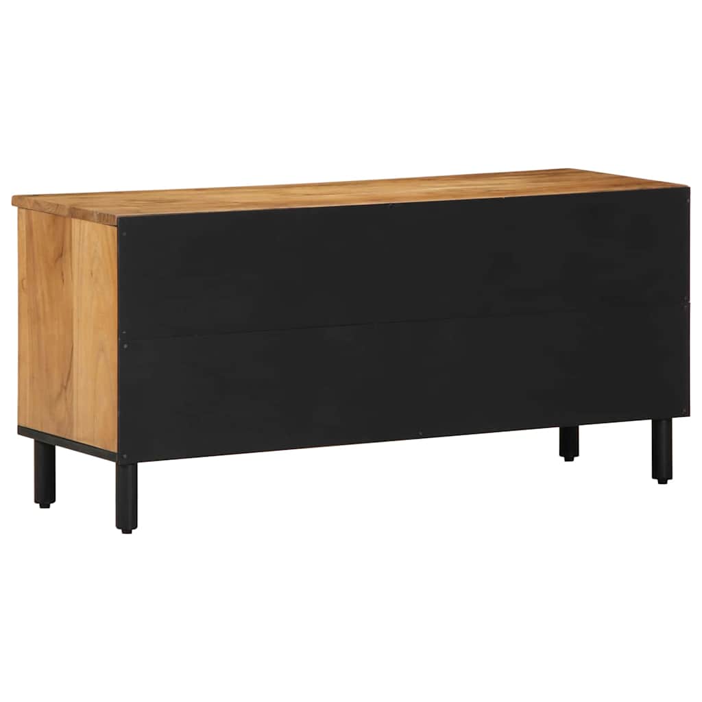 vidaXL Szafka pod telewizor brązowy 100 x 33 x 46 cm Drewno z mango
