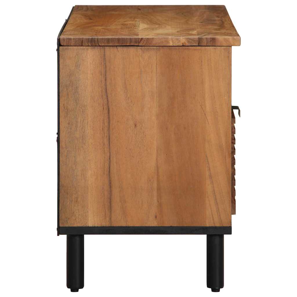 vidaXL Szafka pod telewizor brązowy 100 x 33 x 46 cm Drewno z mango