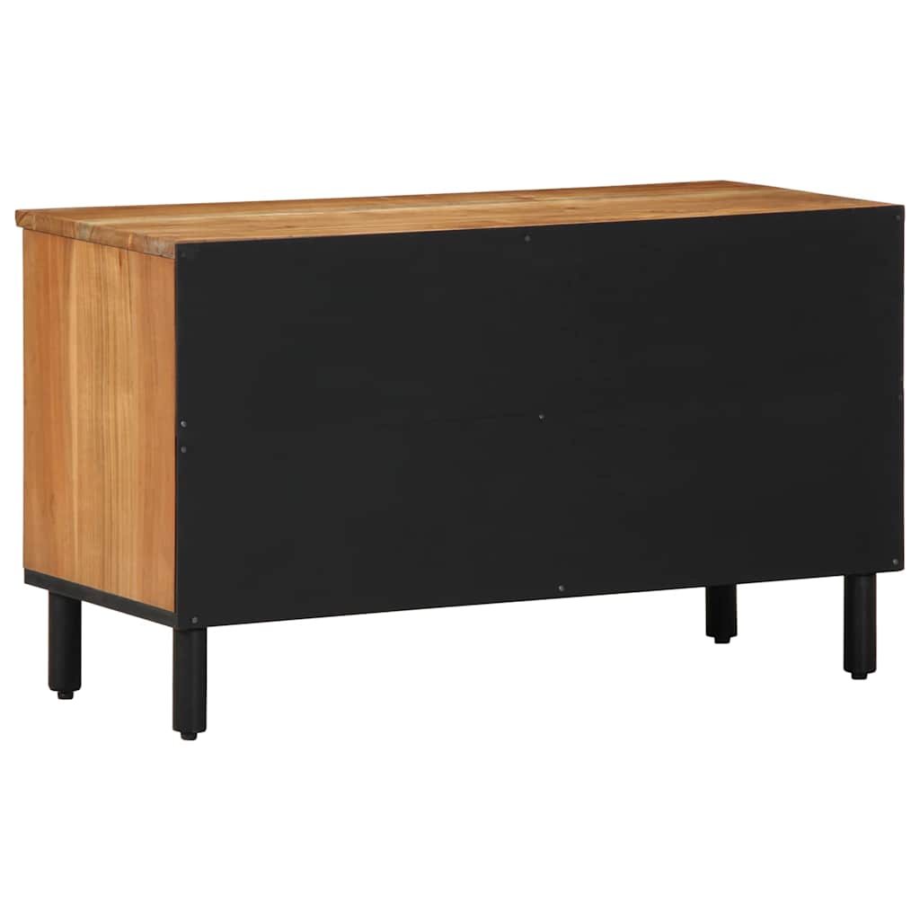 vidaXL Szafka pod telewizor brązowy 80 x 33 x 46 cm Drewno z mango