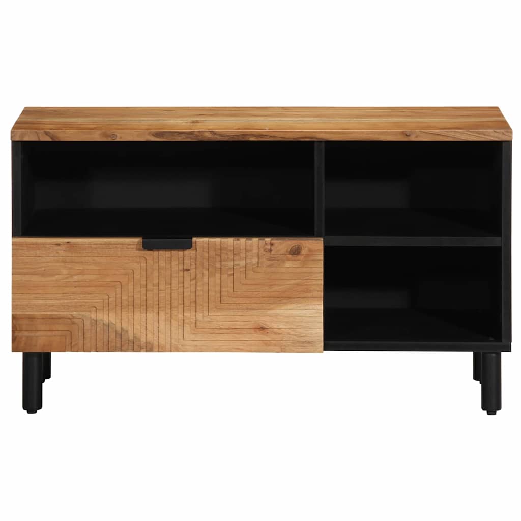 vidaXL Szafka pod telewizor brązowy 80 x 33 x 46 cm Drewno z mango