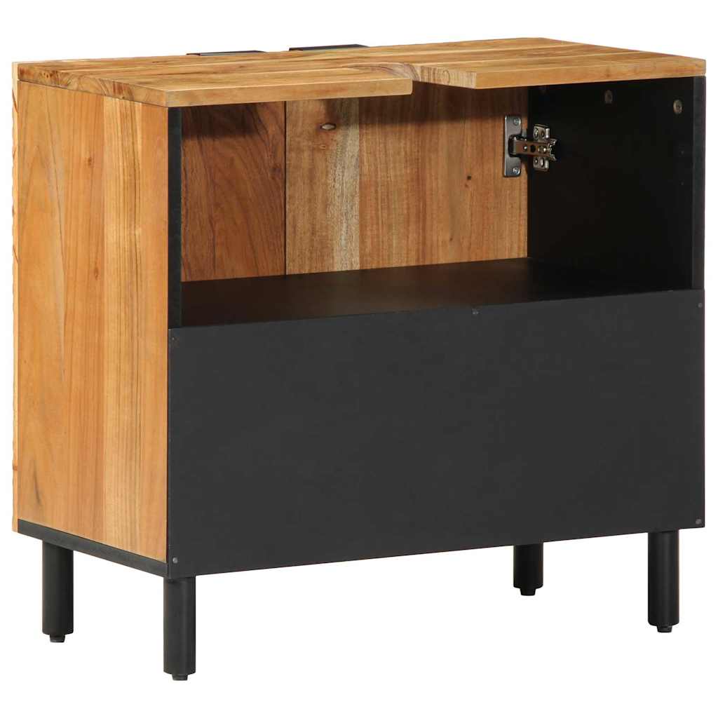 vidaXL Szafka pod umywalkę brązowy 62 x 33 x 58 cm Drewno z mango