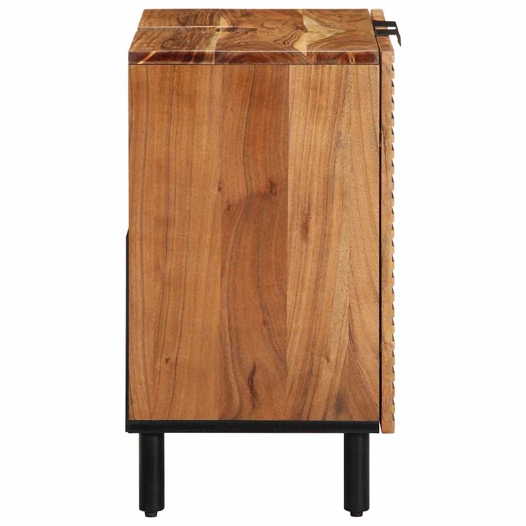 vidaXL Szafka pod umywalkę brązowy 62 x 33 x 58 cm Drewno z mango