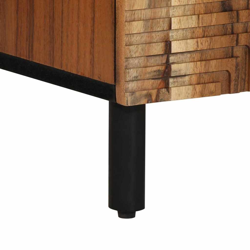 vidaXL Bufet z półką z drzwiami brązowy 60 x 33 x 75 cm Drewno z mango