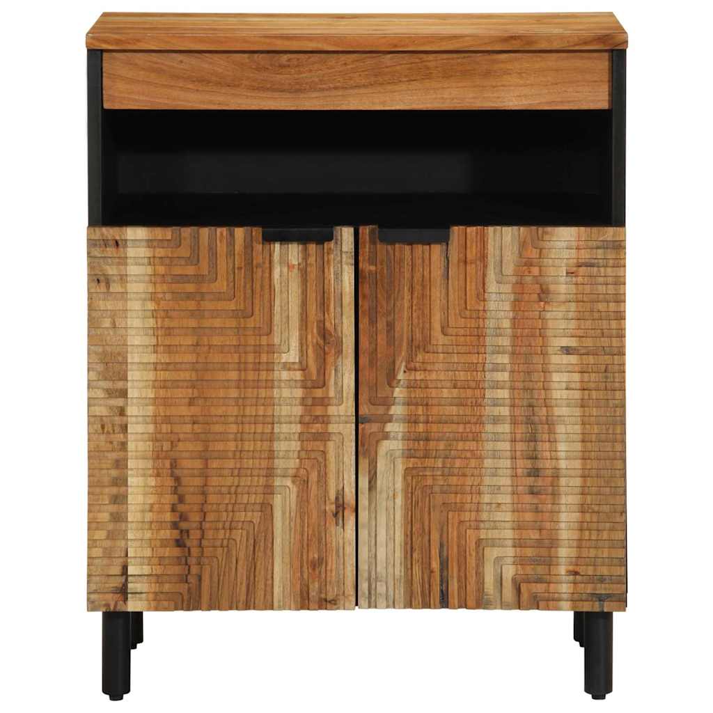 vidaXL Bufet z półką z drzwiami brązowy 60 x 33 x 75 cm Drewno z mango