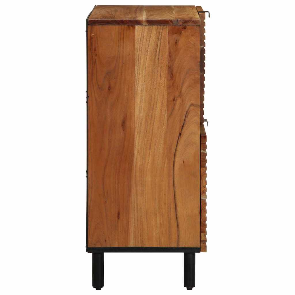 vidaXL Bufet z półką z drzwiami brązowy 80 x 33 x 75 cm Drewno z mango