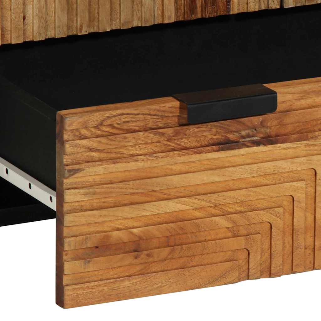 vidaXL Highboard z szufladą brązowy 60 x 33 x 100 cm Drewno z mango