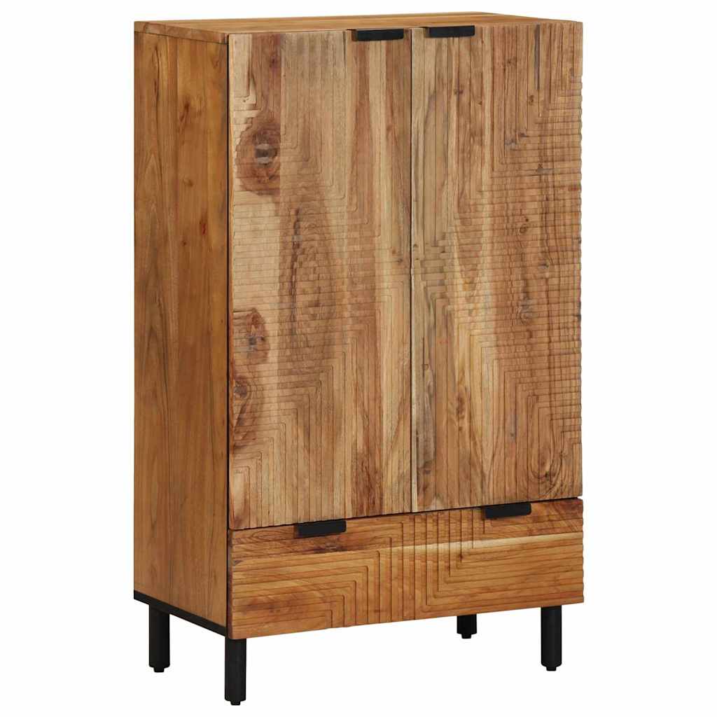 vidaXL Highboard z szufladą brązowy 60 x 33 x 100 cm Drewno z mango