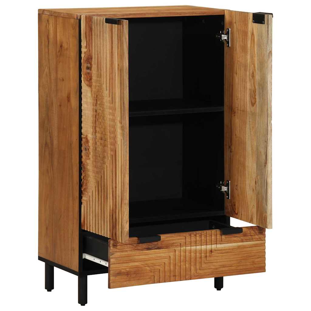 vidaXL Highboard z szufladą brązowy 60 x 33 x 100 cm Drewno z mango