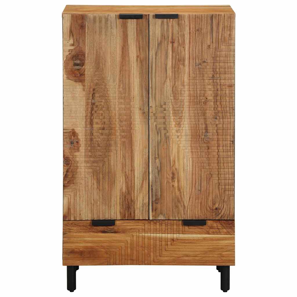 vidaXL Highboard z szufladą brązowy 60 x 33 x 100 cm Drewno z mango