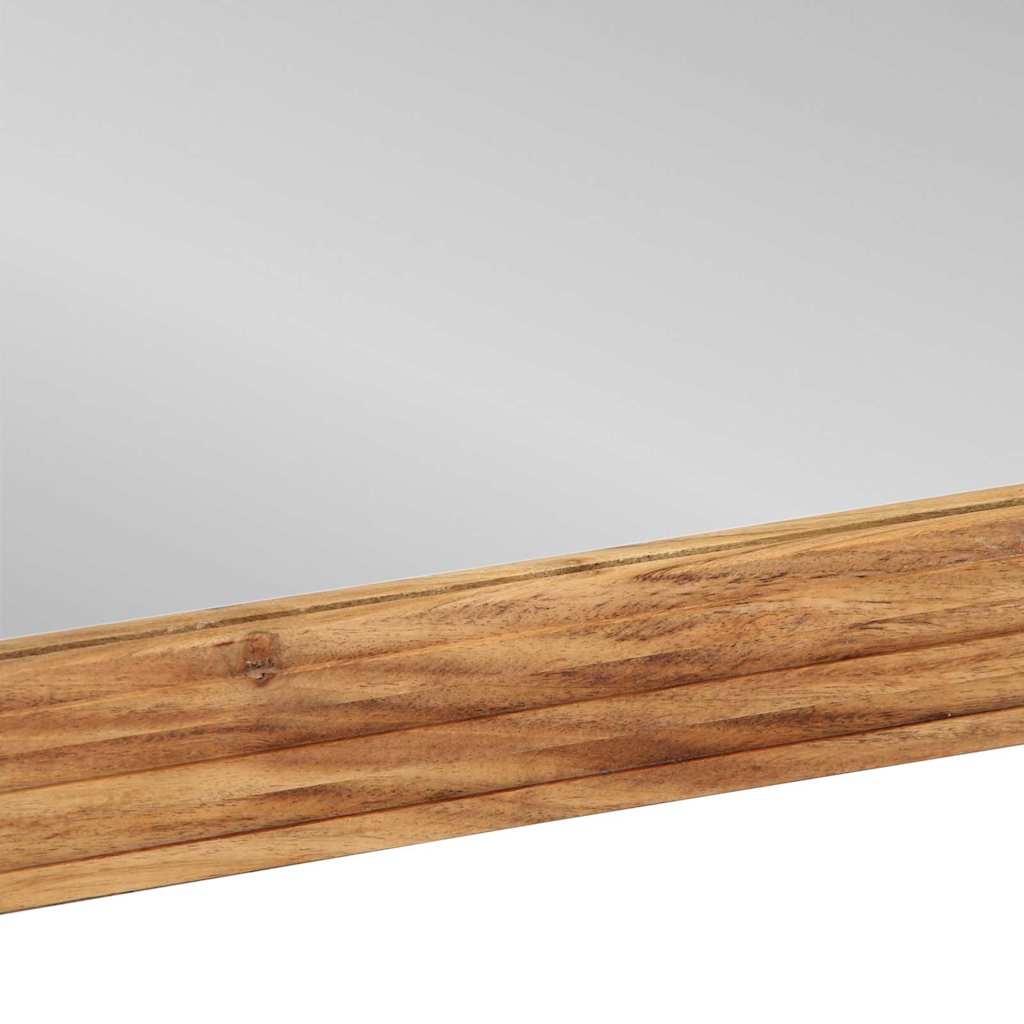vidaXL Lustro łazienkowe Montowane na ścianie Brązowy 70 x 50 x 2.5 cm