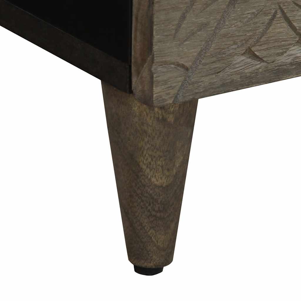 vidaXL Szafki nocne 2 szt. Jasnoszary 40x33x46 cm Drewno lite Mango