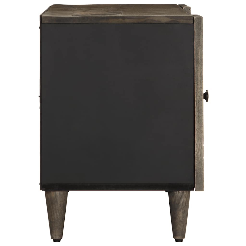 vidaXL Szafka RTV Jasnoszara 105x33,5x46 cm Drewno lite Mango