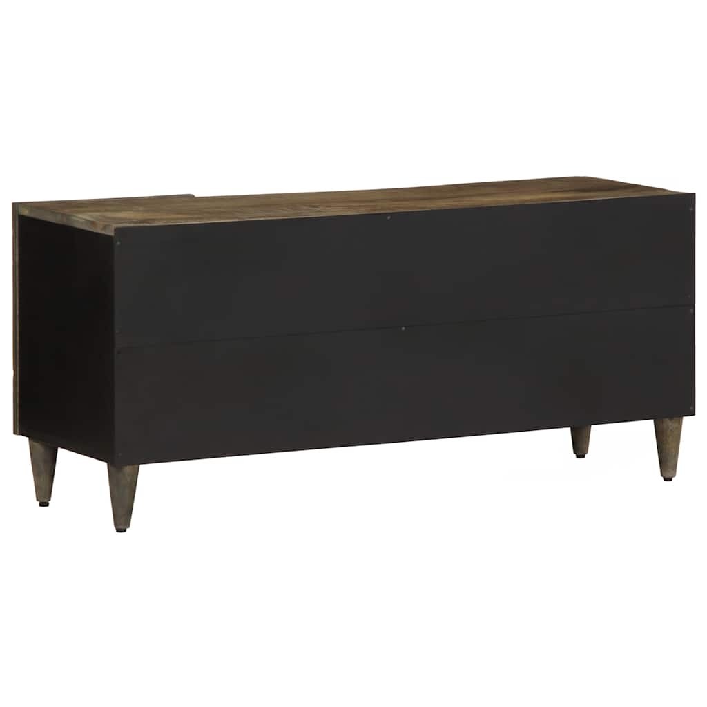 vidaXL Szafka RTV Jasnoszara 105x33,5x46 cm Drewno lite Mango