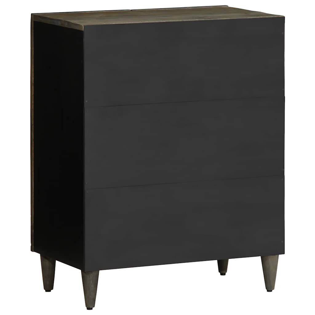 vidaXL Komoda Jasnoszara 60x33,5x75 cm Drewno lite Mango