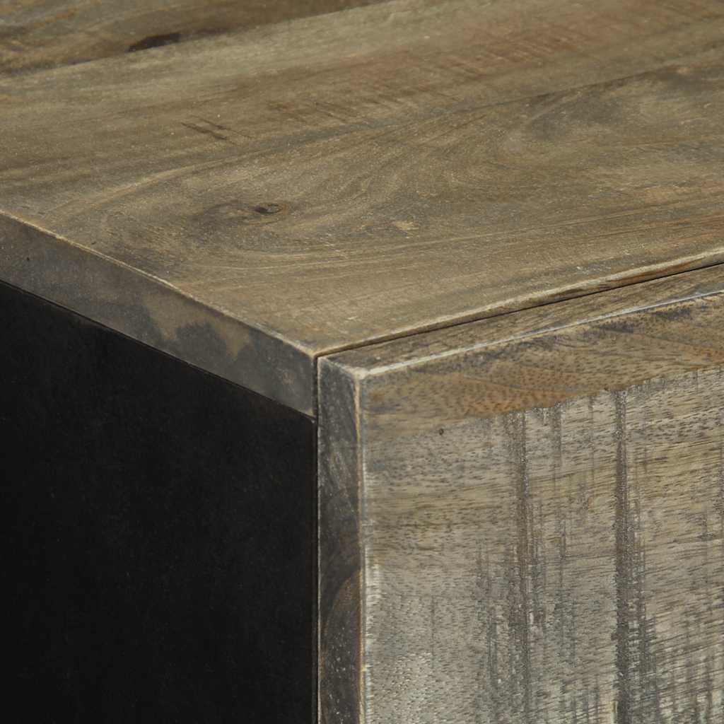 vidaXL Komoda Jasnoszara 60x33,5x75 cm Drewno lite Mango