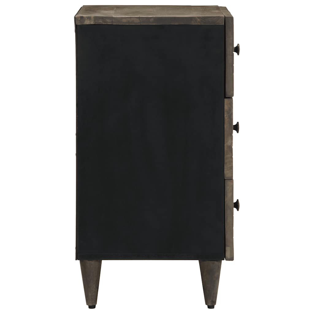 vidaXL Szafka nocna Jasnoszara 50x33x60 cm Drewno lite Mango