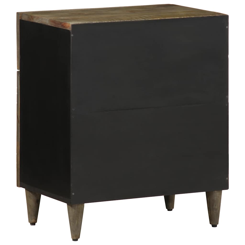 vidaXL Szafka nocna Jasnoszara 50x33x60 cm Drewno lite Mango