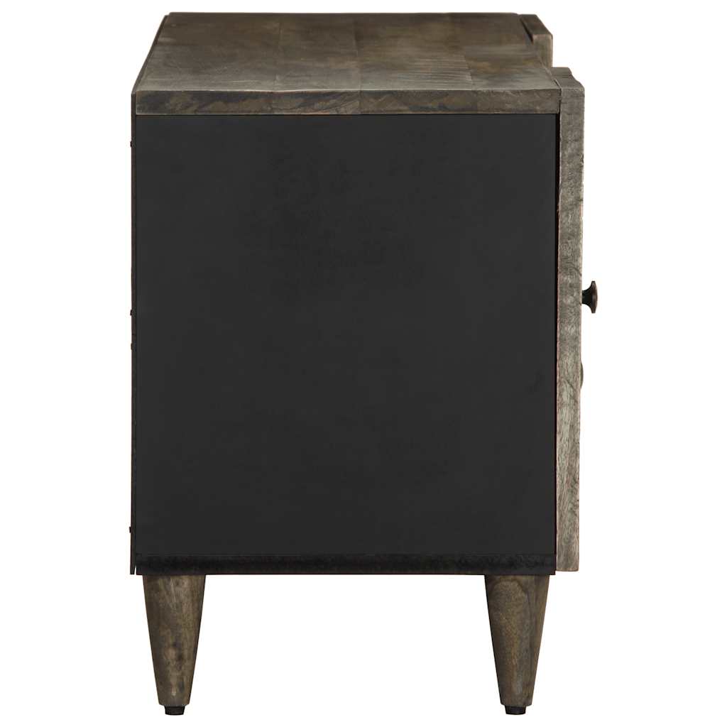 vidaXL Szafka RTV Jasnoszara 105x33,5x46 cm Drewno lite Mango