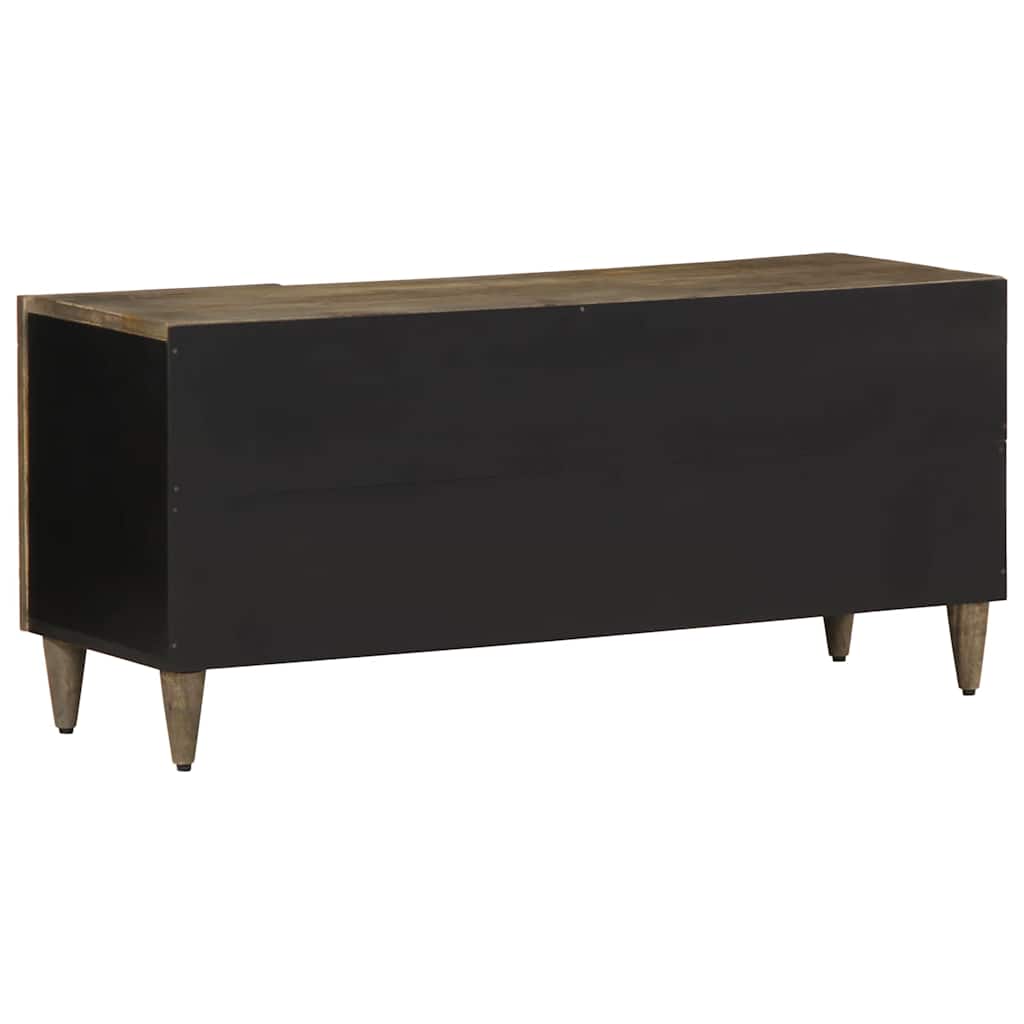 vidaXL Szafka RTV Jasnoszara 105x33,5x46 cm Drewno lite Mango