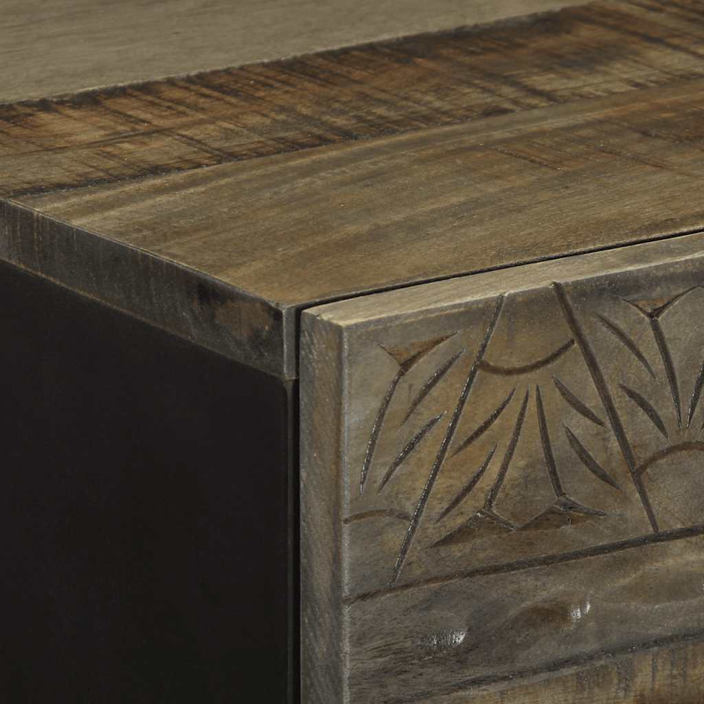 vidaXL Szafka, 40x33x110 cm, lite drewno mango