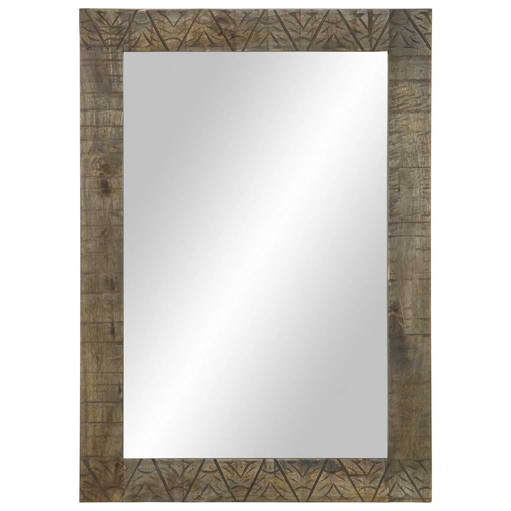 vidaXL Lustro łazienkowe 50x2,5x70 cm Drewno lite Mango