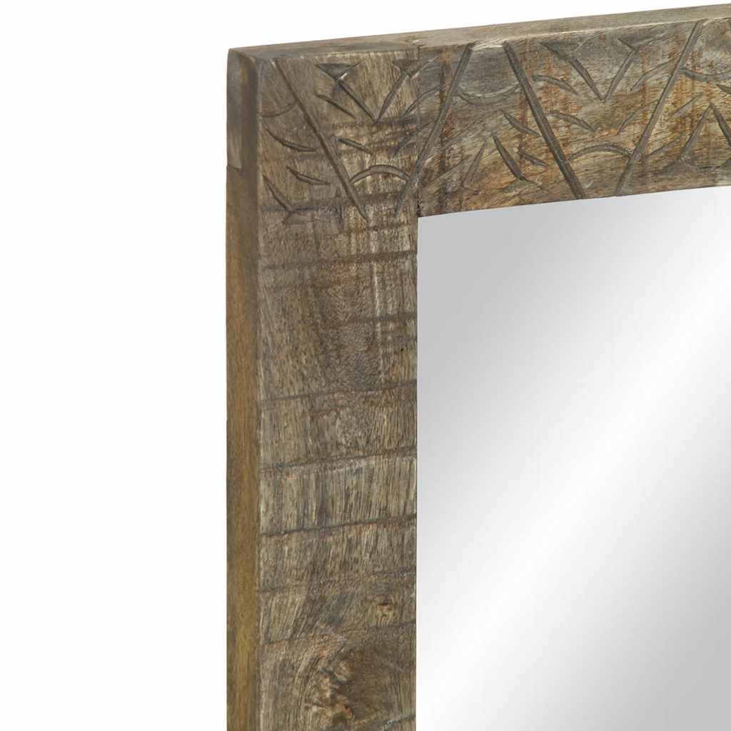 vidaXL Lustro łazienkowe 50x2,5x70 cm Drewno lite Mango