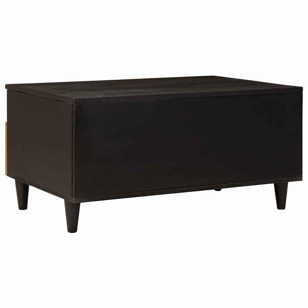 vidaXL Stolik kawowy Czarny i złoto 40 x 33 x 46 cm