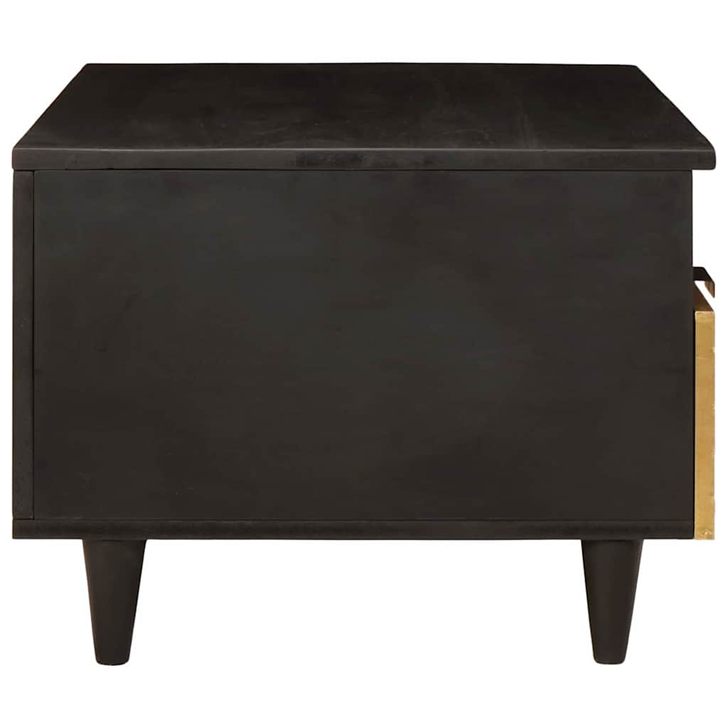 vidaXL Stolik kawowy Czarny i złoto 40 x 33 x 46 cm