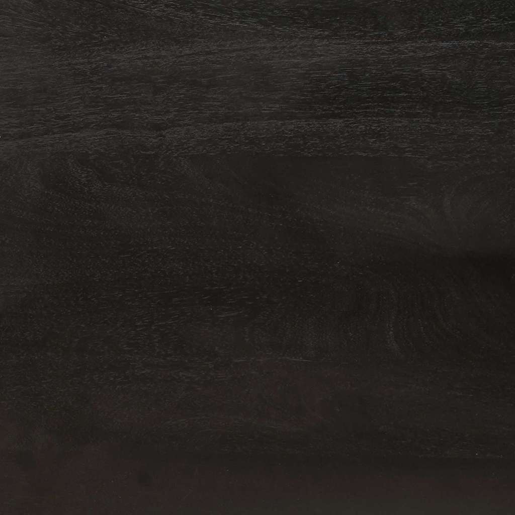 vidaXL Szafka boczna Czarny i złoto 60 x 33,5 x 75 cm Drewno z mango