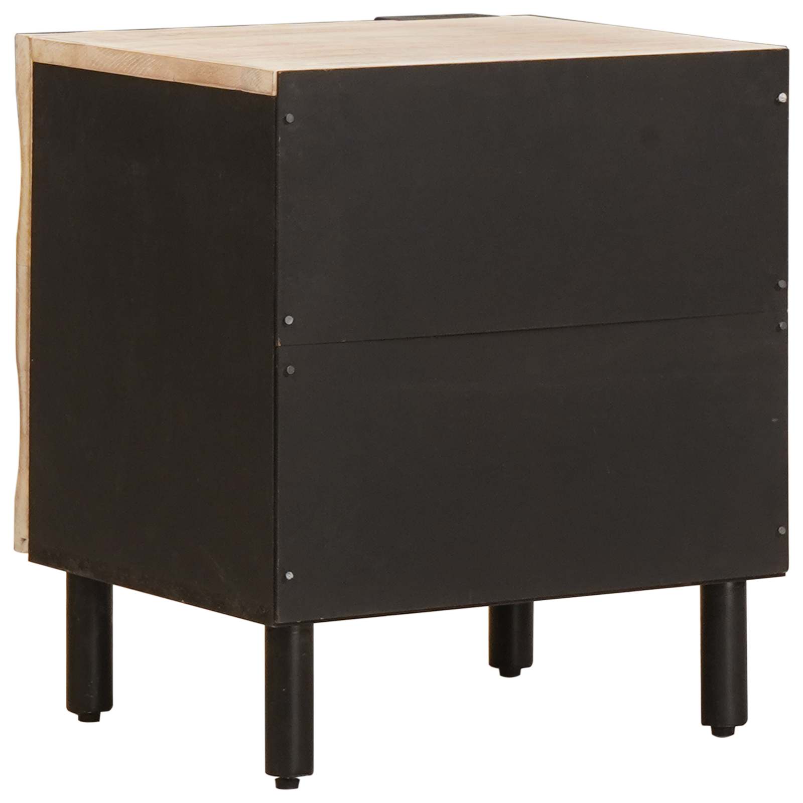 vidaXL Szafka Nocna 2 pcs Biały 40 x 33 x 46 cm Drewno z mango