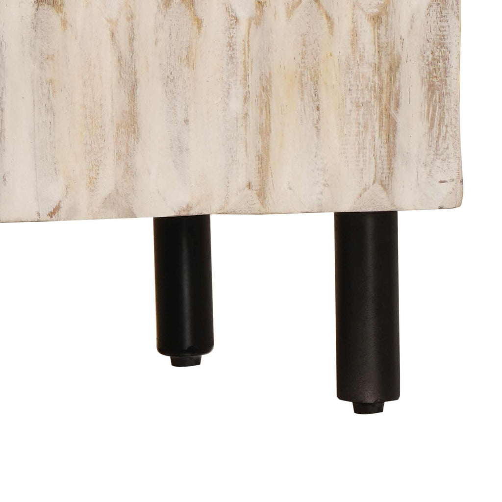 vidaXL Bufet Wykończenie w kolorze białego prania 60 x 33 x 75 cm