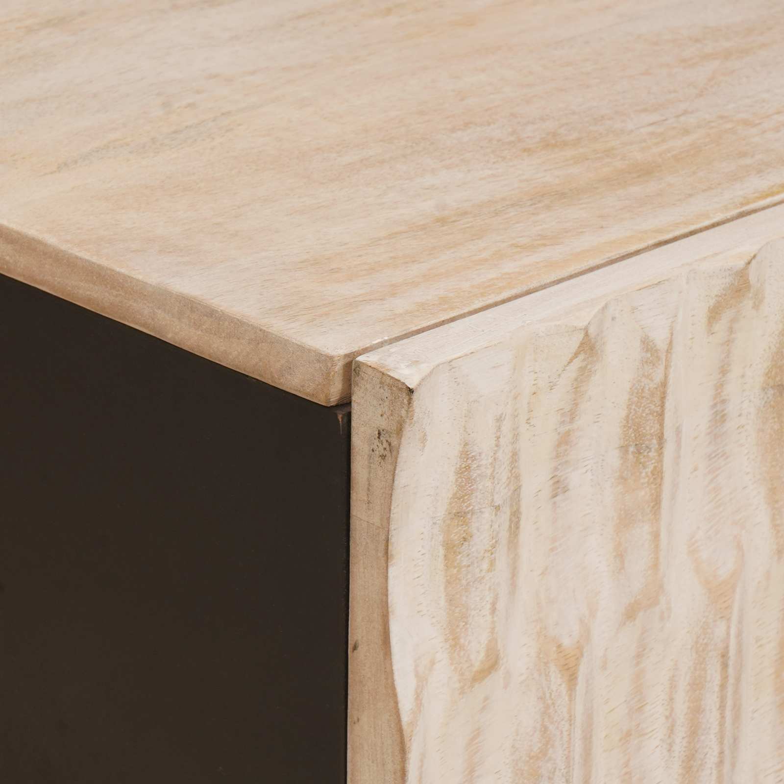 vidaXL Stolik kawowy Biały 100 x 54 x 40 cm Drewno z mango