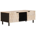 vidaXL Stolik kawowy Biały 100 x 54 x 40 cm Drewno z mango