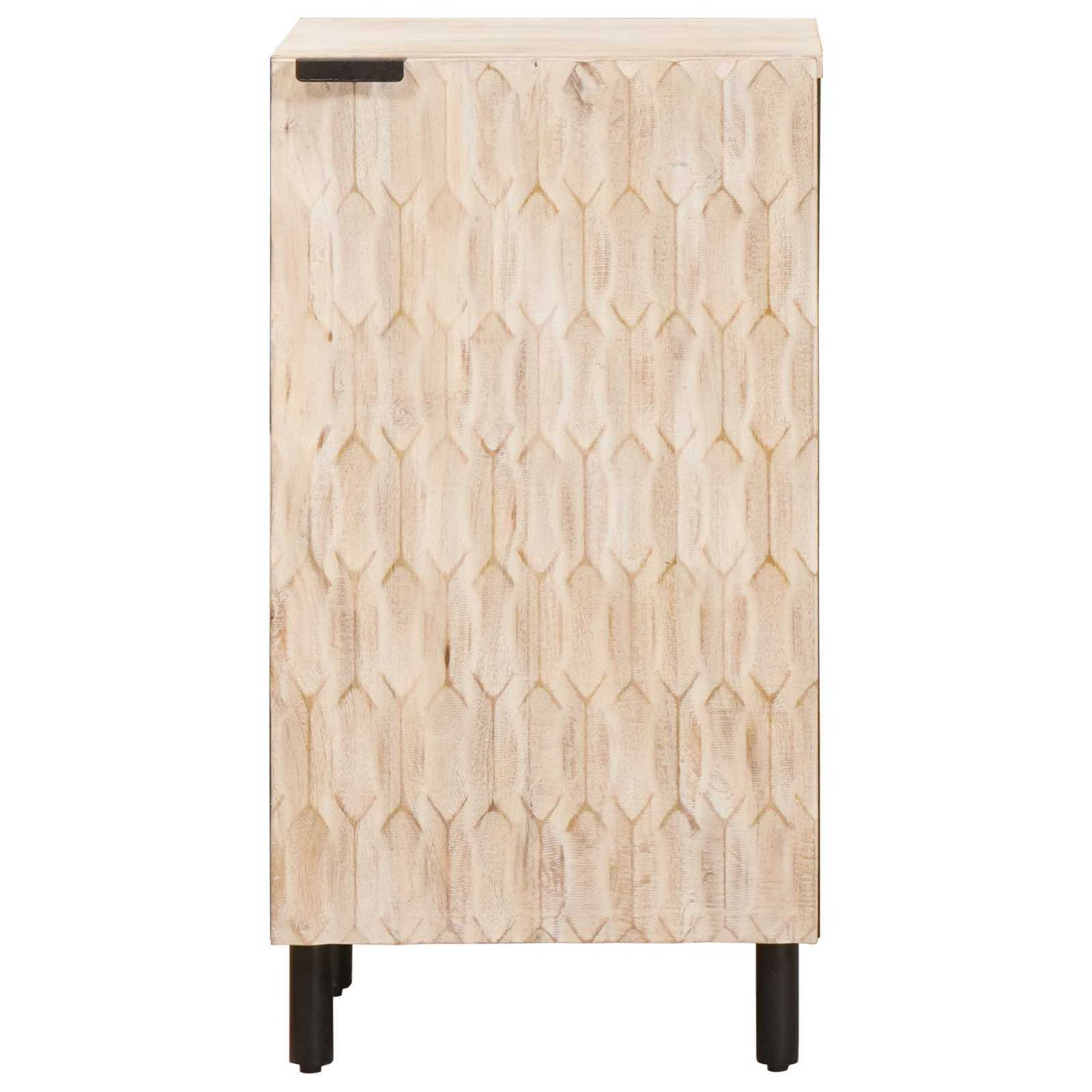 vidaXL Bufet Wykończenie w kolorze białego prania 40 x 33 x 75 cm