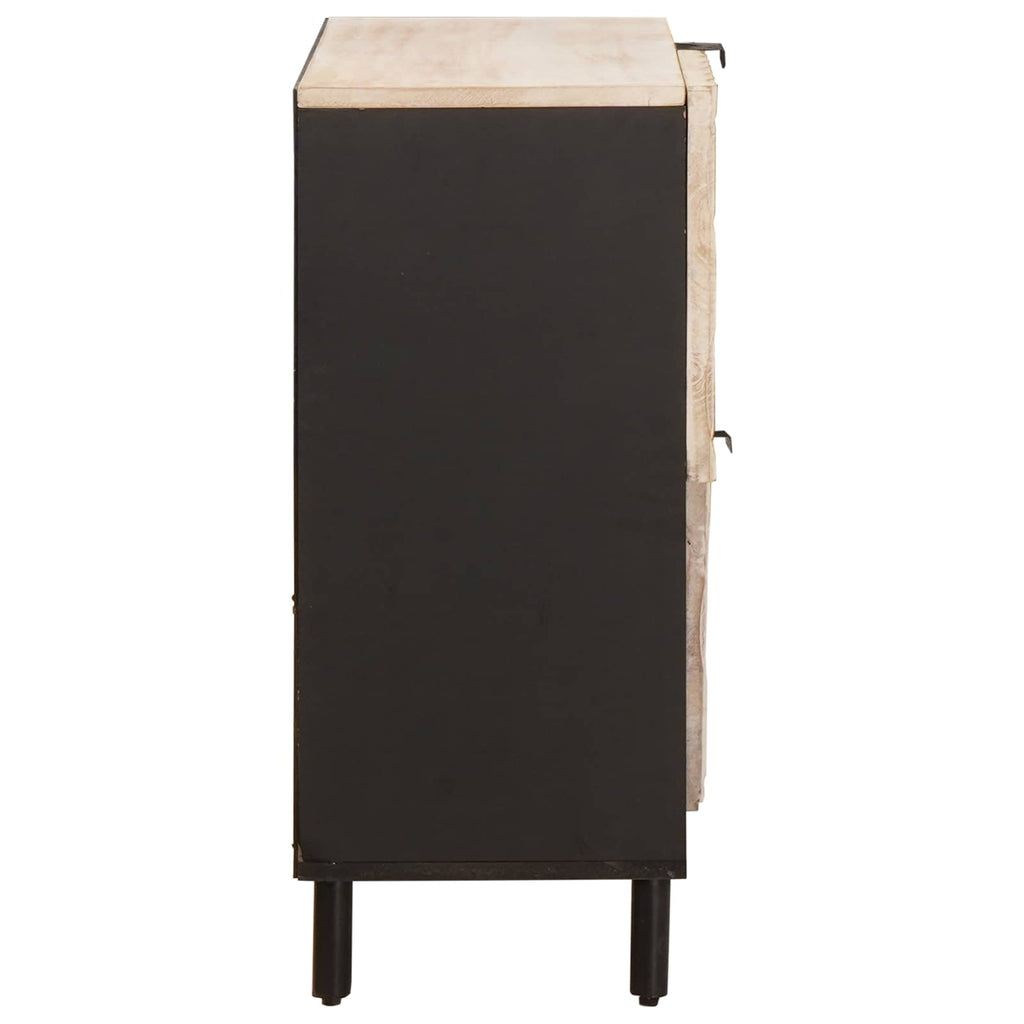 vidaXL Bufet Wykończenie w kolorze białego prania 80 x 33 x 75 cm