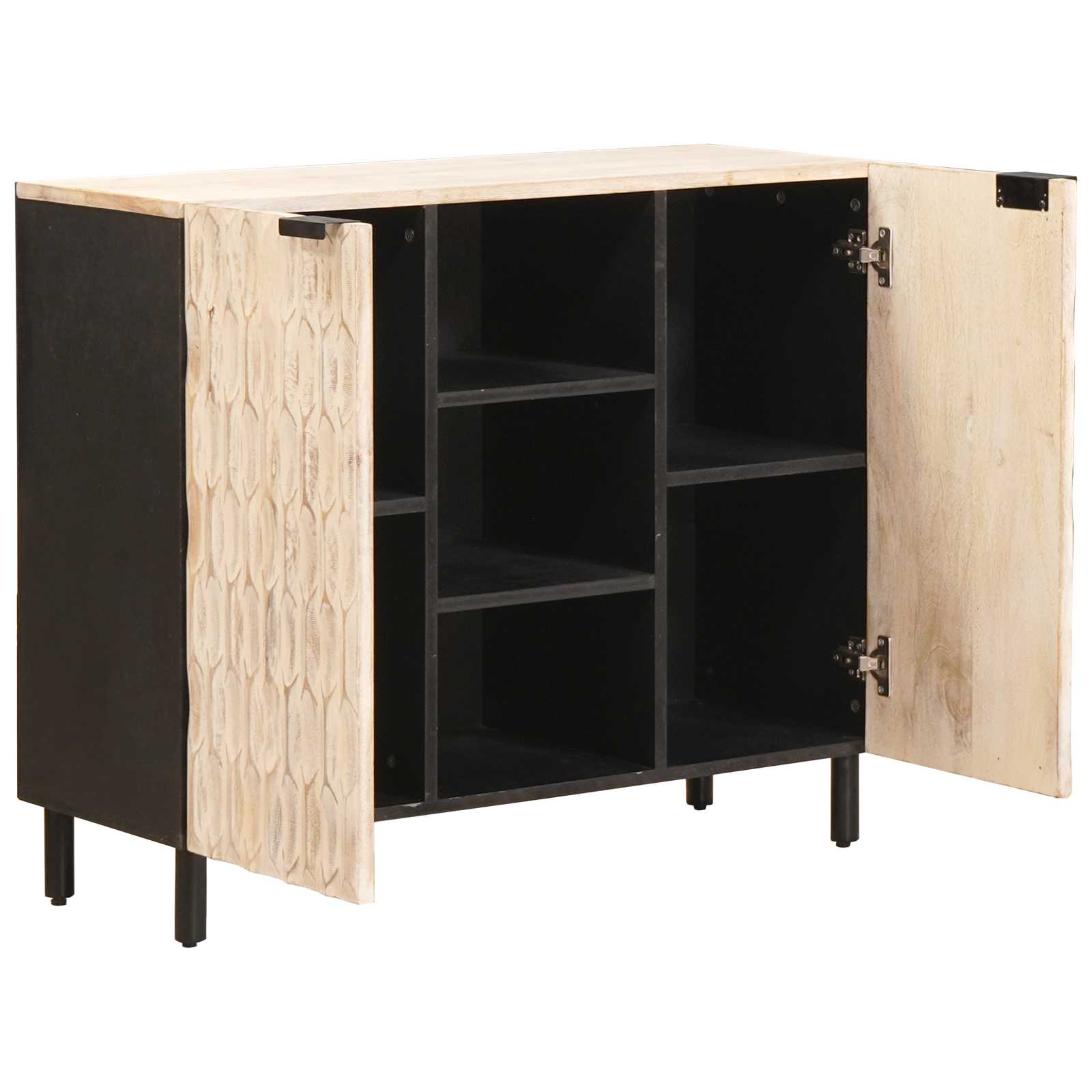 vidaXL Bufet Wykończenie w kolorze białego prania 90 x 33 x 75 cm
