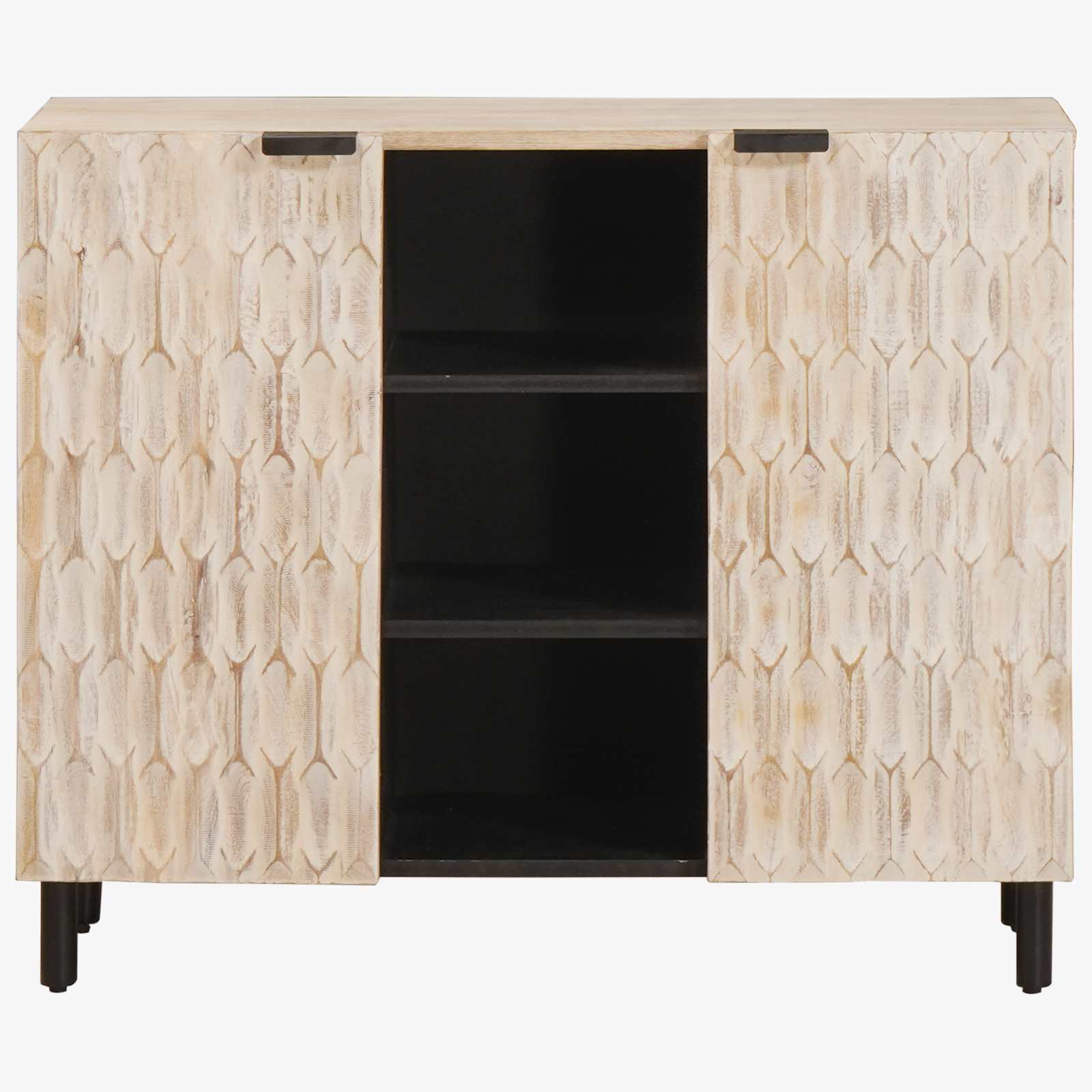vidaXL Bufet Wykończenie w kolorze białego prania 90 x 33 x 75 cm