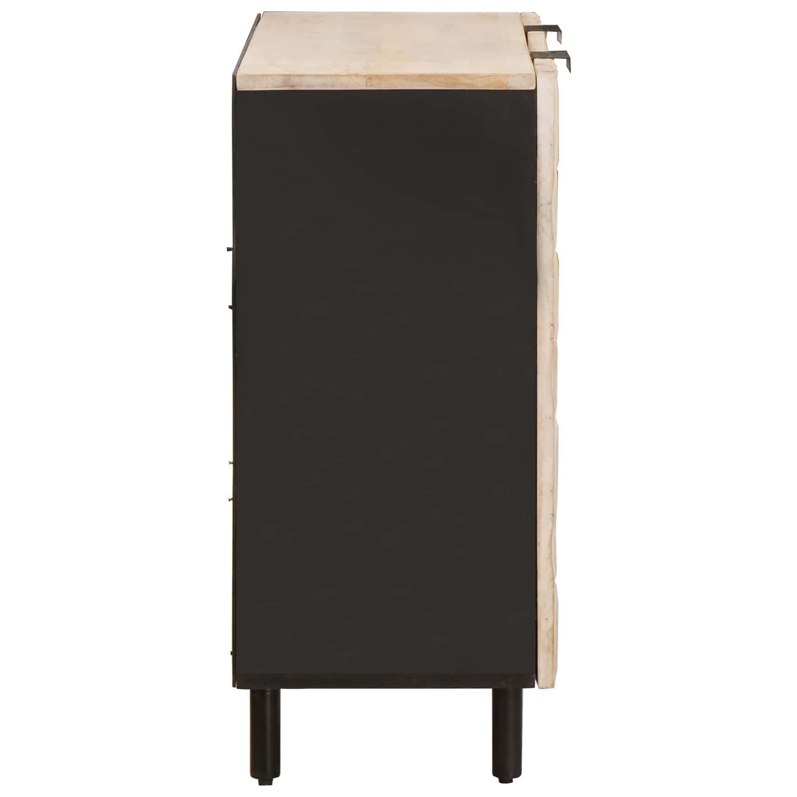 vidaXL Bufet Wykończenie w kolorze białego prania 90 x 33 x 75 cm
