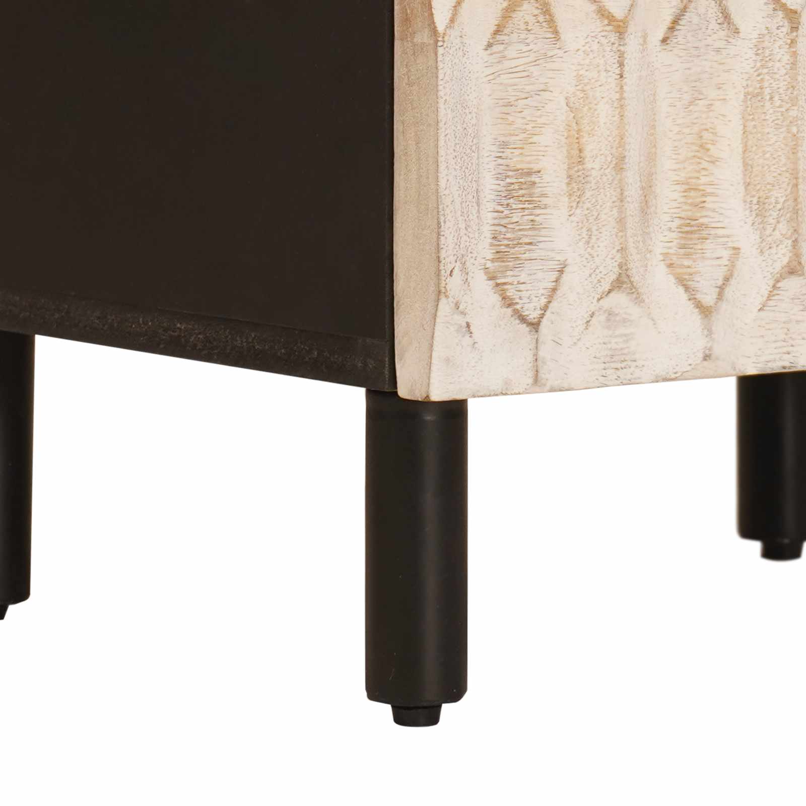 vidaXL Highboard Wykończenie w kolorze białego prania 40 x 33 x 110 cm