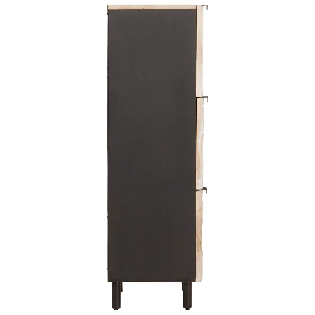 vidaXL Highboard Wykończenie w kolorze białego prania 40 x 33 x 110 cm